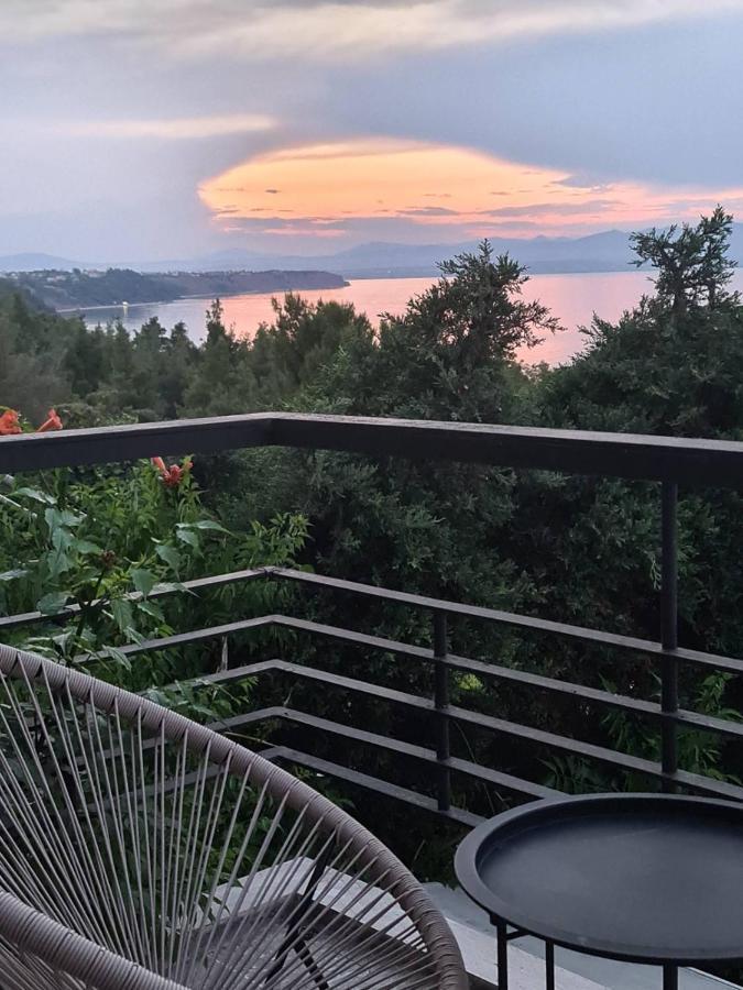 Janis Seaview Villa Néa Fókaia Kültér fotó